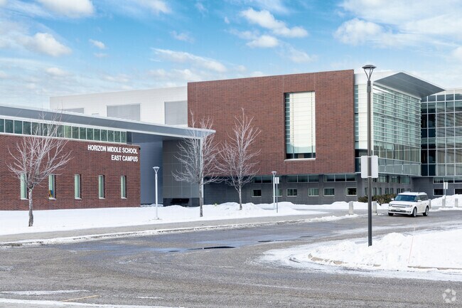 Horizon Middle School East serves kids in grades 5 through 8.