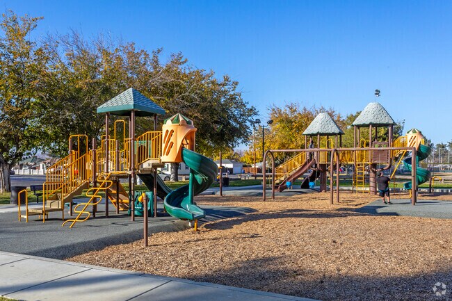 There is a large playground at Olsen Park in Coalinga.