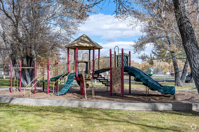 Kids love the playground at Glenrock Town Park.