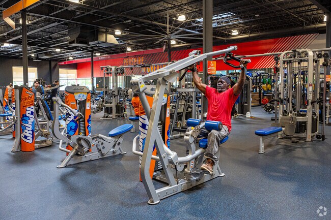 Crunch Fitness is a short drive from the Broadview Country Club Estates neighborhood.