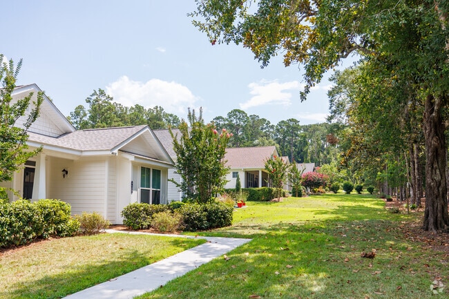 Modern craftsman style homes located minutes from downtown are located throughout Tallahassee.
