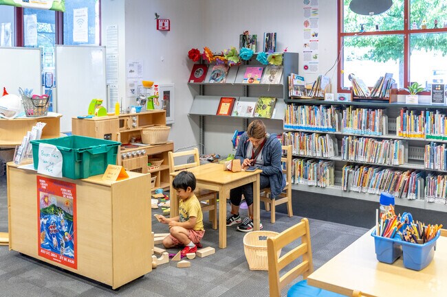 The library offers a variety of services, including story times for all ages.