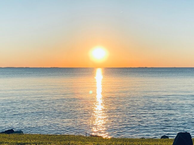 Sunrise over the bay