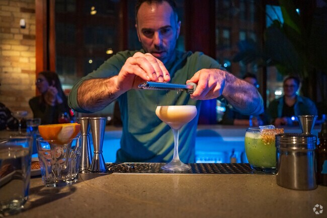 Come to the Tied House in the Historic Third Ward for incredible drinks.