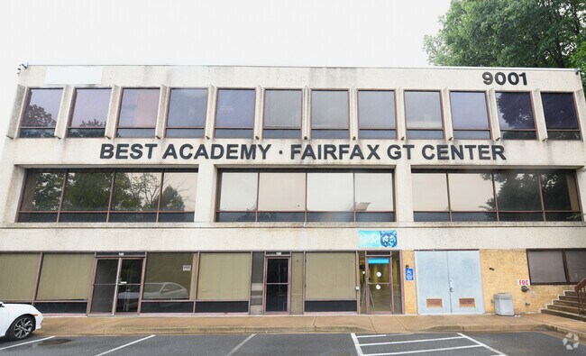 GW Community School front entrance signage