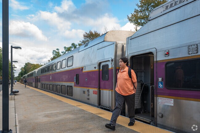 Commuter rail connects THE Alphabets to Boston with ease.