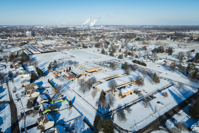 Cardinal Stritch High School look stunning on a snow day.