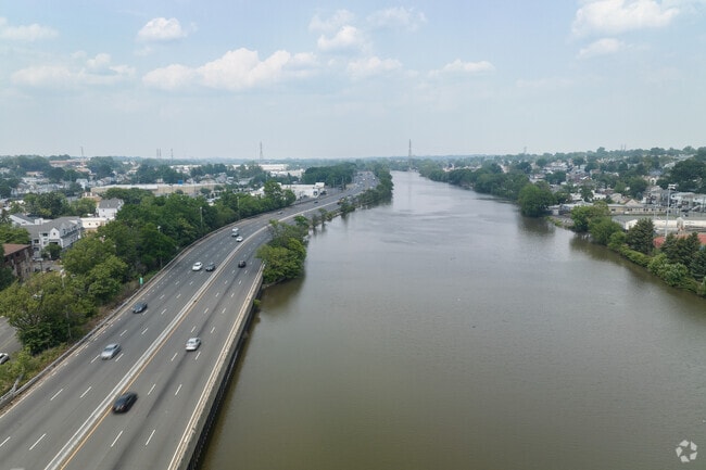 Rt. 21 alongside the Passaic River in Belleville, NJ.
