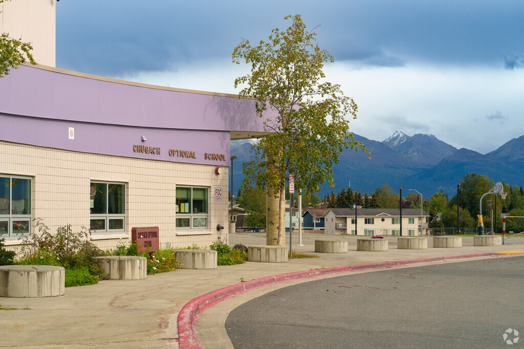 Chugach Optional School is a public pre-K and elementary school in South Addition.