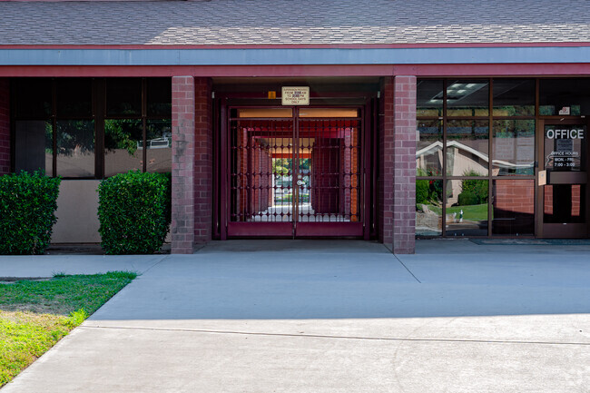 The entrance to Laurelglen Elementary is near the Office.