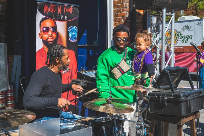 Grand Bay residents participate is several events throughout the year around town.