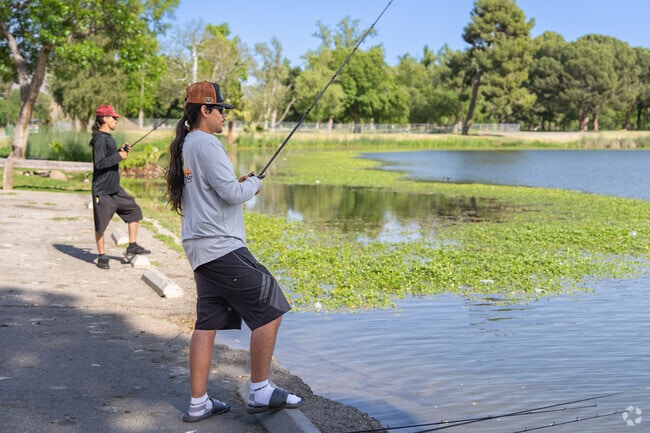 Tulare brothers find success fishing for bass at Hart Memorial Park.