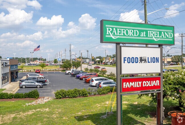 Take care of your shopping needs along Raeford Road in Douglas Byrd.