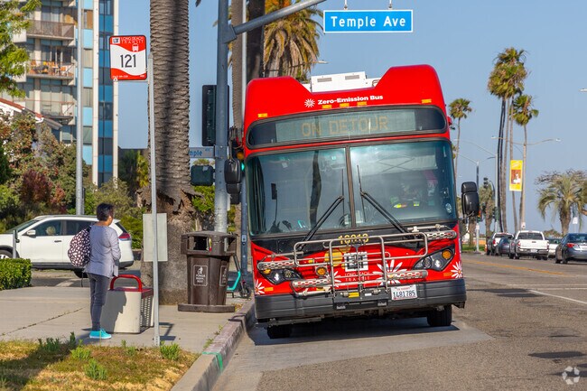 Long Beach residents and visitors can get to Bluff Park with public transportation.