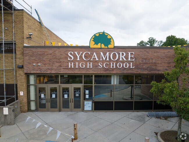 Sycamore High School serves the Blue Ash community.