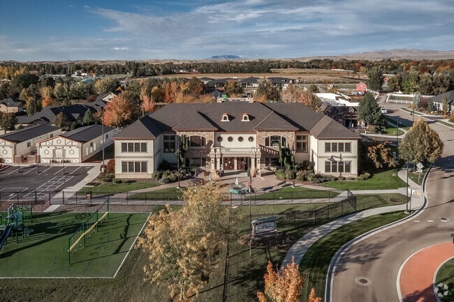 Hall International Academy aerial north