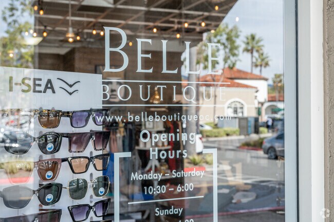Belle Boutique in the City of Rancho Santa Margarita features the latest styles to help you look your best.