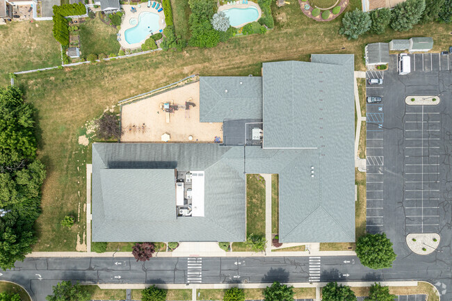 The compact building ensures Bethlehem Christian School students a close learning environment.