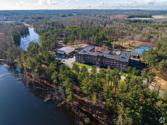 Academy of Notre Dame in Tyngsboro sits on the water for beautiful views.