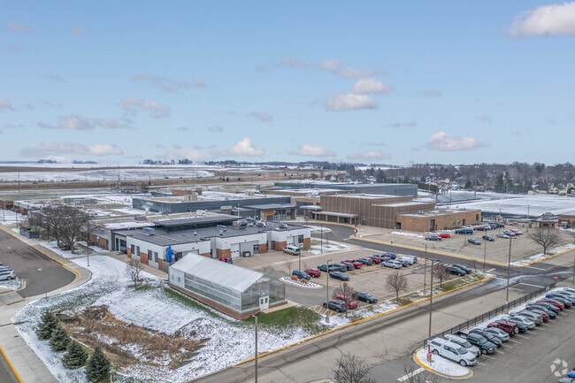 Deforest Area High School has a large campus