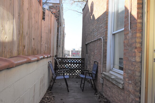Unit 1 Side Balcony