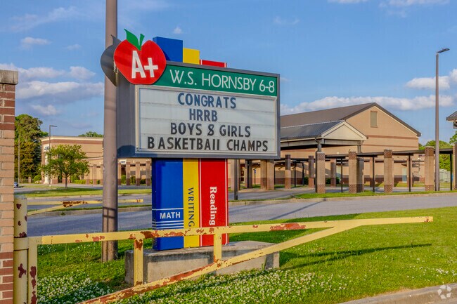 Hornsby Elementary is the pride of the community.