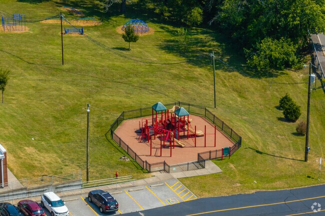 Chadwell Elementary School has a playground for kids to enjoy during recess.