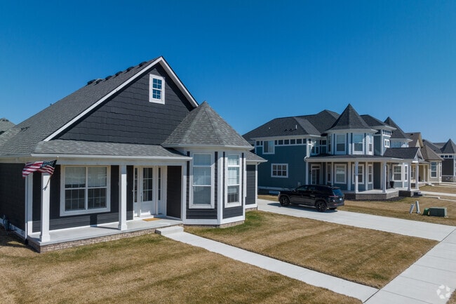 With sidewalk lined streets, locals of Macomb Township have an easy time going for walks.