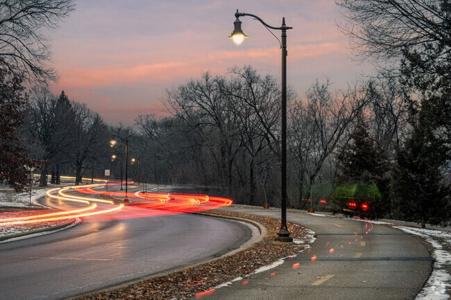 The winding trails and roads along the river are iconic to Hiawatha.