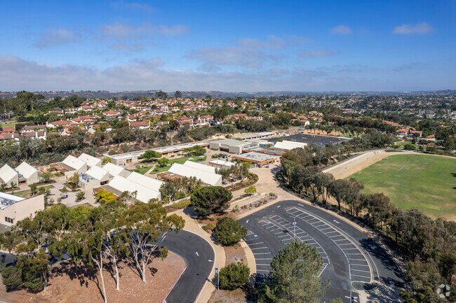 Encinitas Schools Diegueno Middle School Aerial Neighborhood Context