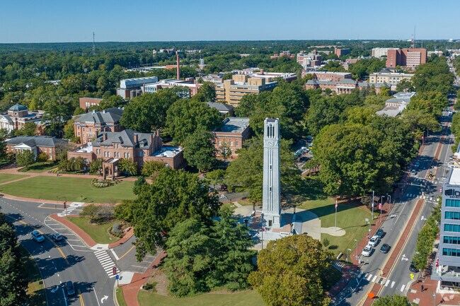 South Raleigh is also only 4 miles away from North Carolina State University's campus.