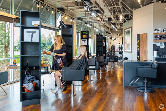 Southridge Greens residents are close to Front Range Village where they can get their hair done at Studio Be Salon.