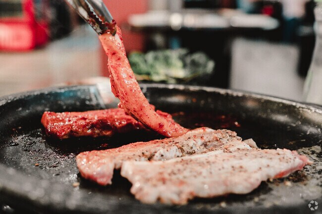 Cook your own marinated meats at K Pot Korean Barbecue just outside Coronado.
