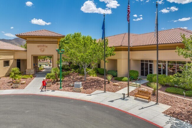 Activities in Solera in Henderson Nevada are held at the 24,000-square-foot clubhouse seen here.