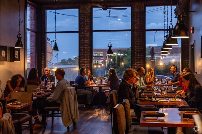 Enjoy a delicious meal and fine drink at Revival in South End.