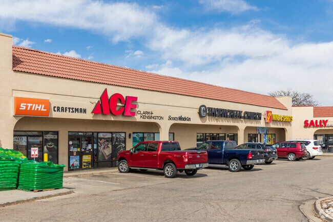 The Mission Trace North Shopping Center is a couple minutes away from the Eastlake Village neighborhood.