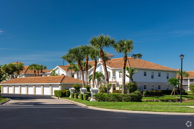 Bridgewater Bay features condominiums and villas with private garage space.