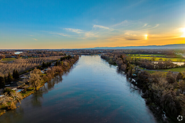 Red Bluff is located along the Sacramento River.