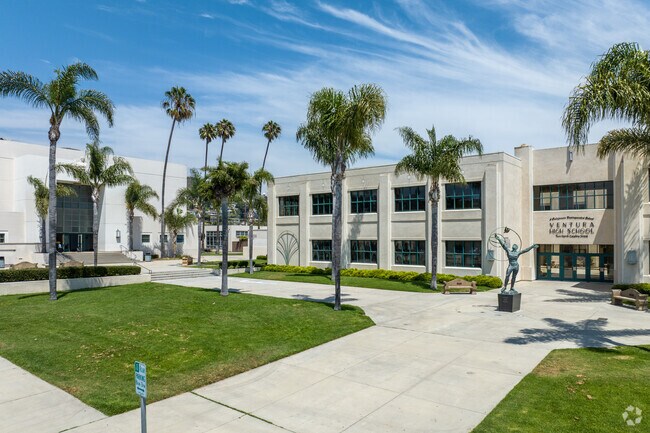 Ventura High School serves  students in grades 9th through 12th and received a A- from Niche.