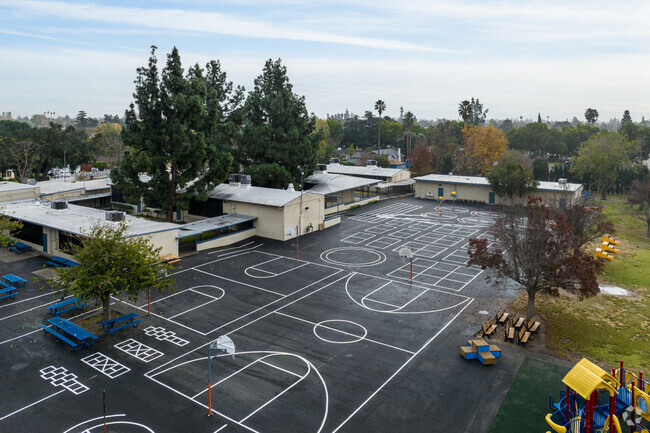 Your kids will never want to leave the playground at Marshall Elementary in  Bernardino, CA.