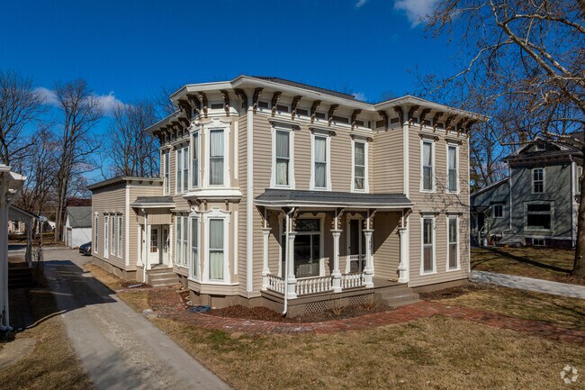 Most of this city's housing was built in the late 19th century. However, Victorian styles and charming midcentury designs are found in downtown Crawfordsville.