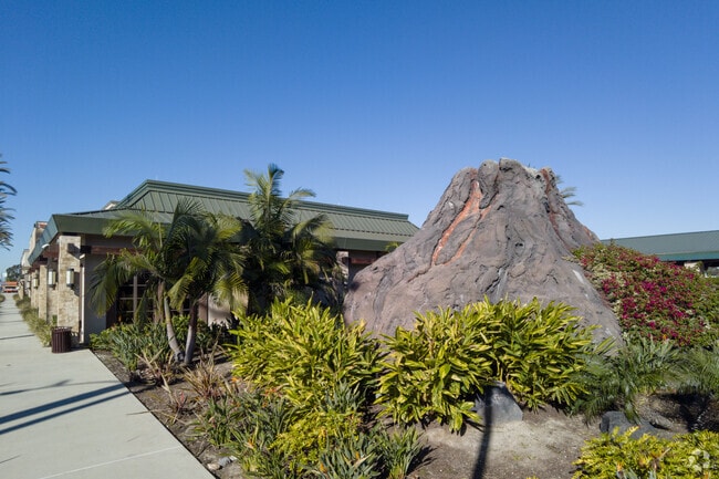 The Gardens Casino has an iconic "volcano" in Hawaiian Gardens, CA.