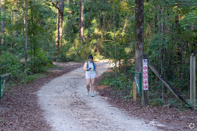 Asheton Lakes residents enjoy taking hikes along the Kresher Preserve trails.