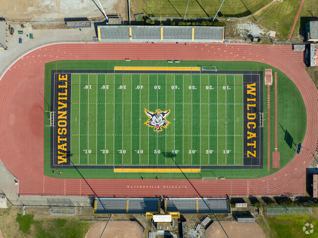 The Wildcats' domain lies peacefully, awaiting the roar of the next game.