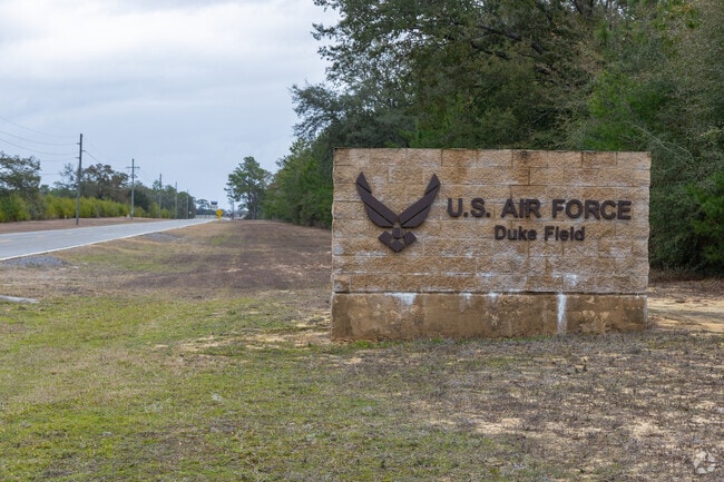 Many Crestview residents commute to Duke Field for work.