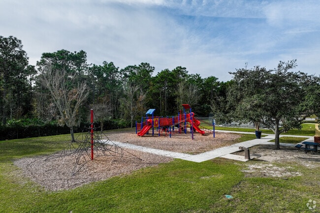 Older children at Stone Lakes Elementary School favor the big kids' playground.