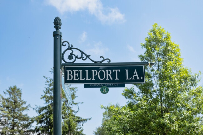 Bellport Village in Bellport, NY is a national historic district.