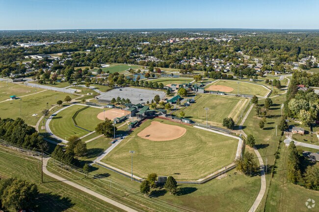 Veterans Memorial Park in Rogers offers many different ball fields.