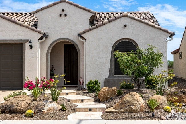 Beautifully maintained front yards can be found throughout Copper Canyon.