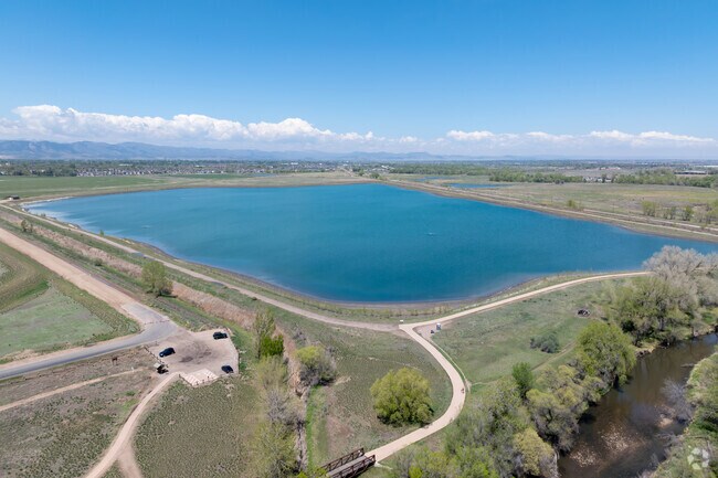 The scenic lakes at Arapaho Bend Natural Area offer peaceful views and a perfect escape into nature.